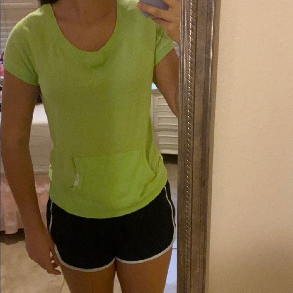 A neon green top from Aéropostale.